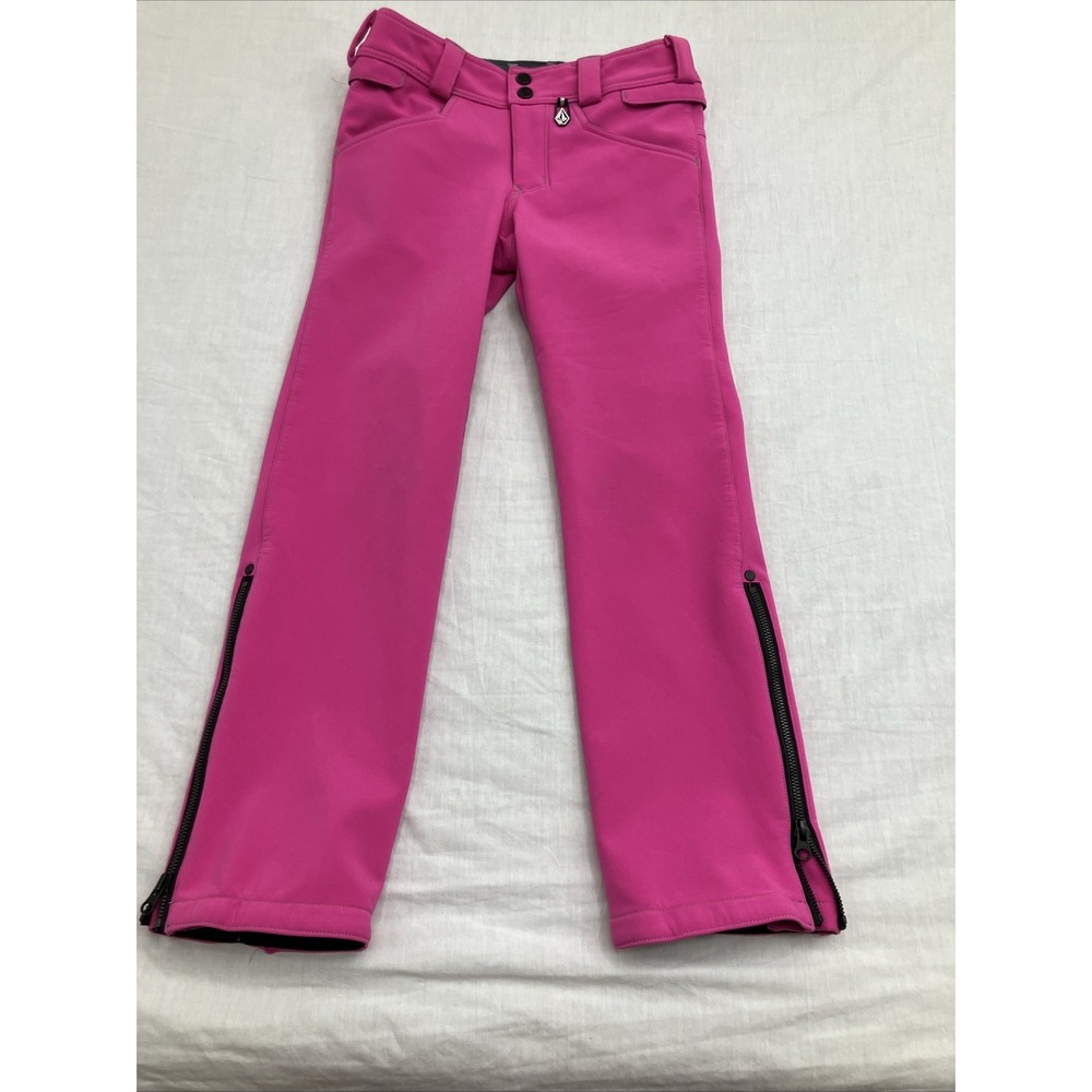 Kids Volcom Ski Pants Hot Pink Waterproof Size See Measurements